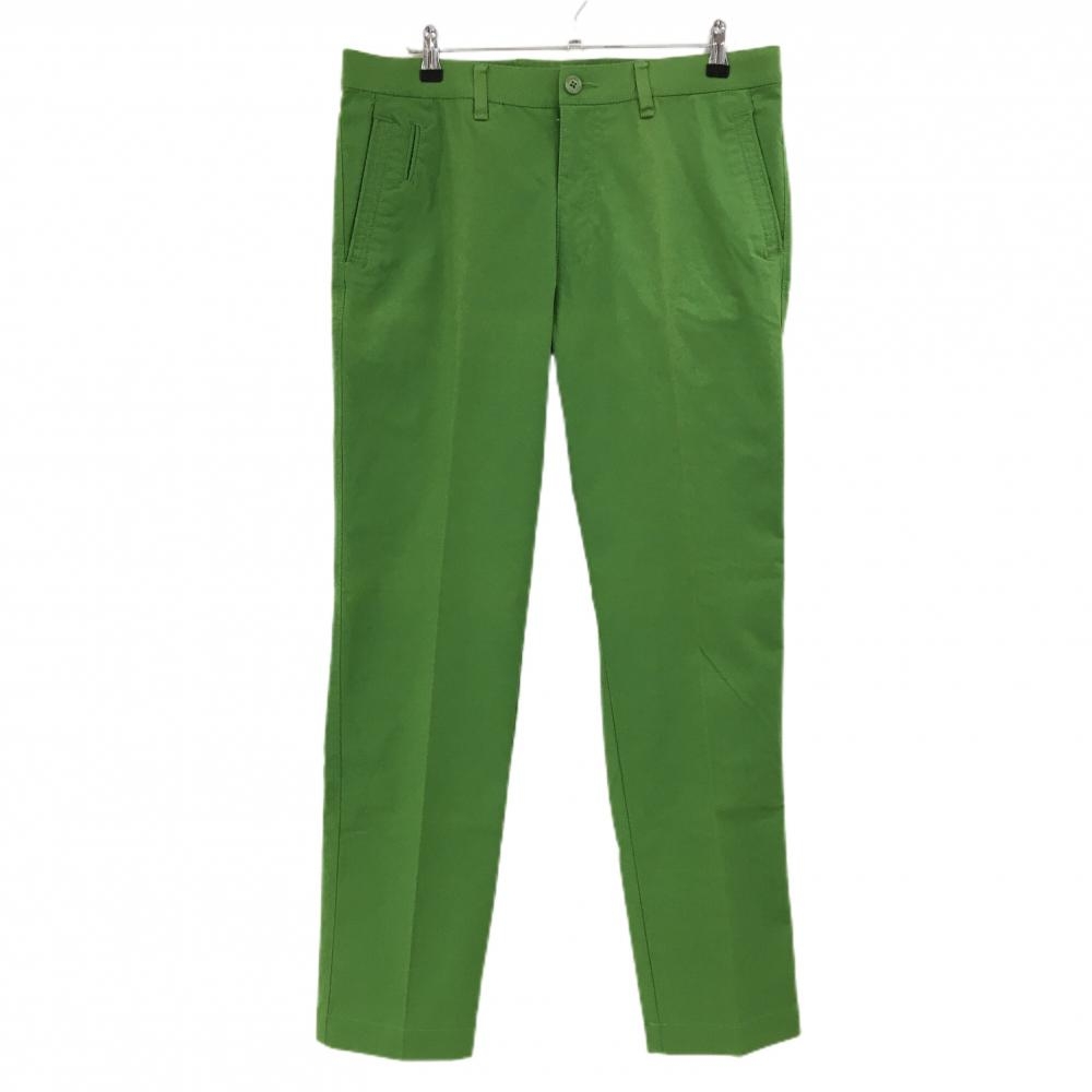 23区スポーツ パンツ グリーン 無地 ロゴ刺しゅう ストレッチ メンズ 90 ゴルフウェア 23区