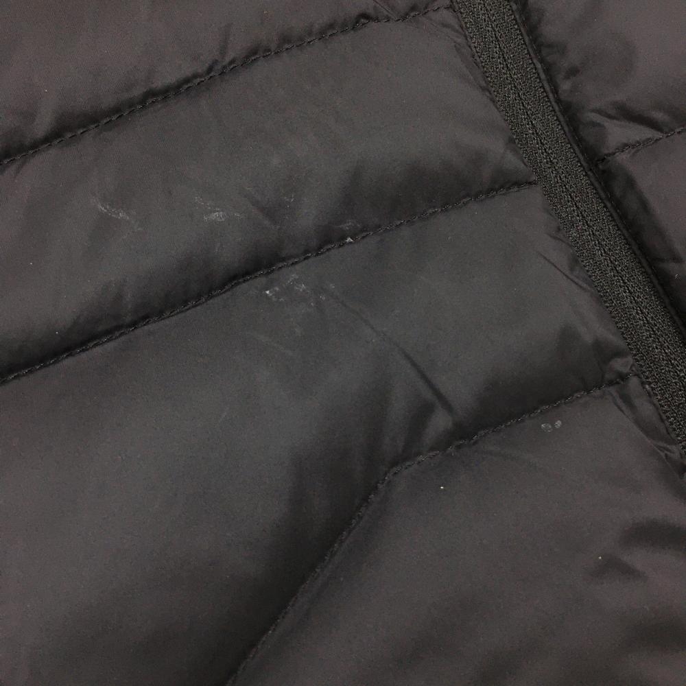 超美品】ジェイリンドバーグ ダウンベスト 黒×白 ロゴプリント メンズ