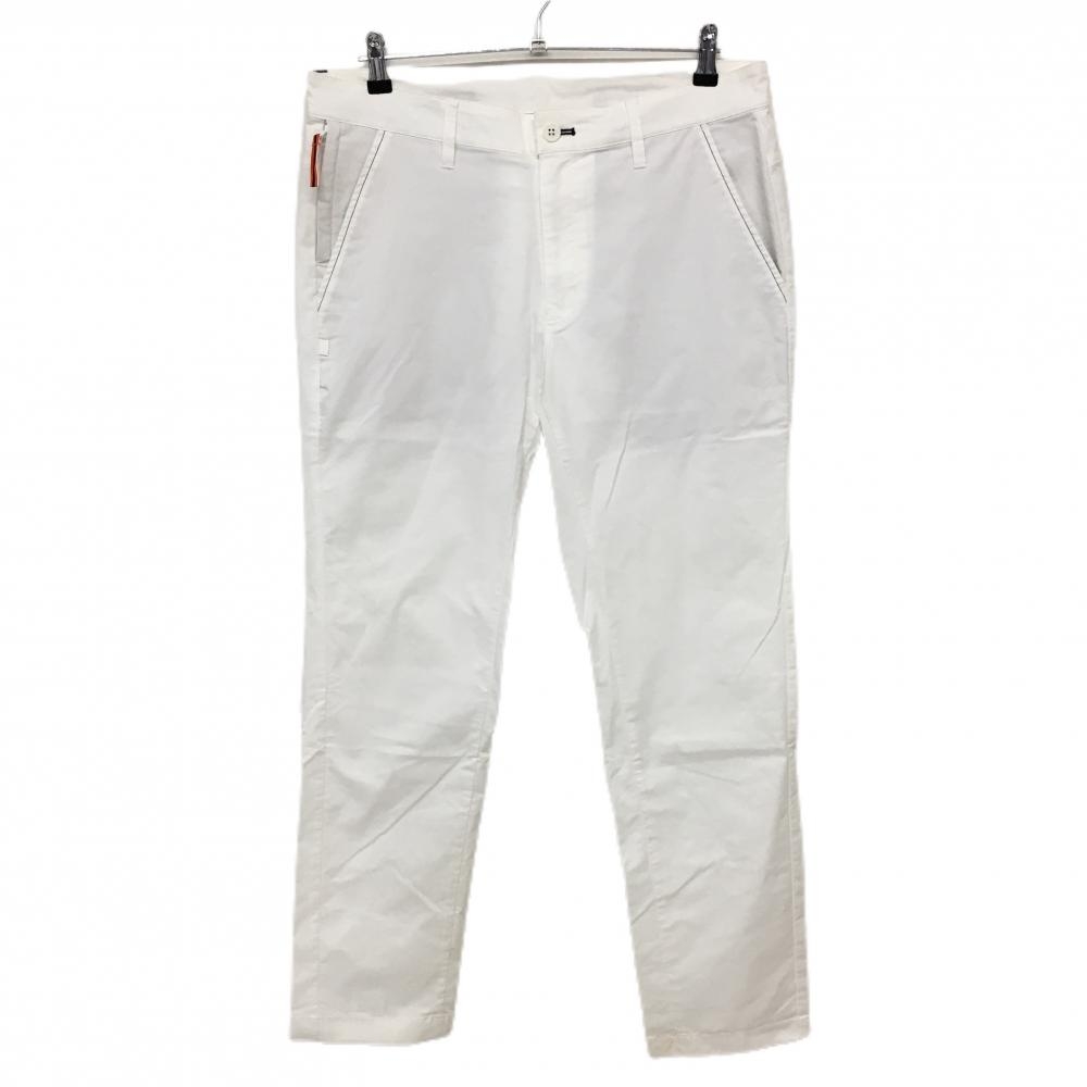 【新品・未使用】Jack Bunny パンツ ストレッチ 白 6 XL ジャックバニー パンツ 白 シンプル ストレッチ メンズ 6(XL) ゴルフ