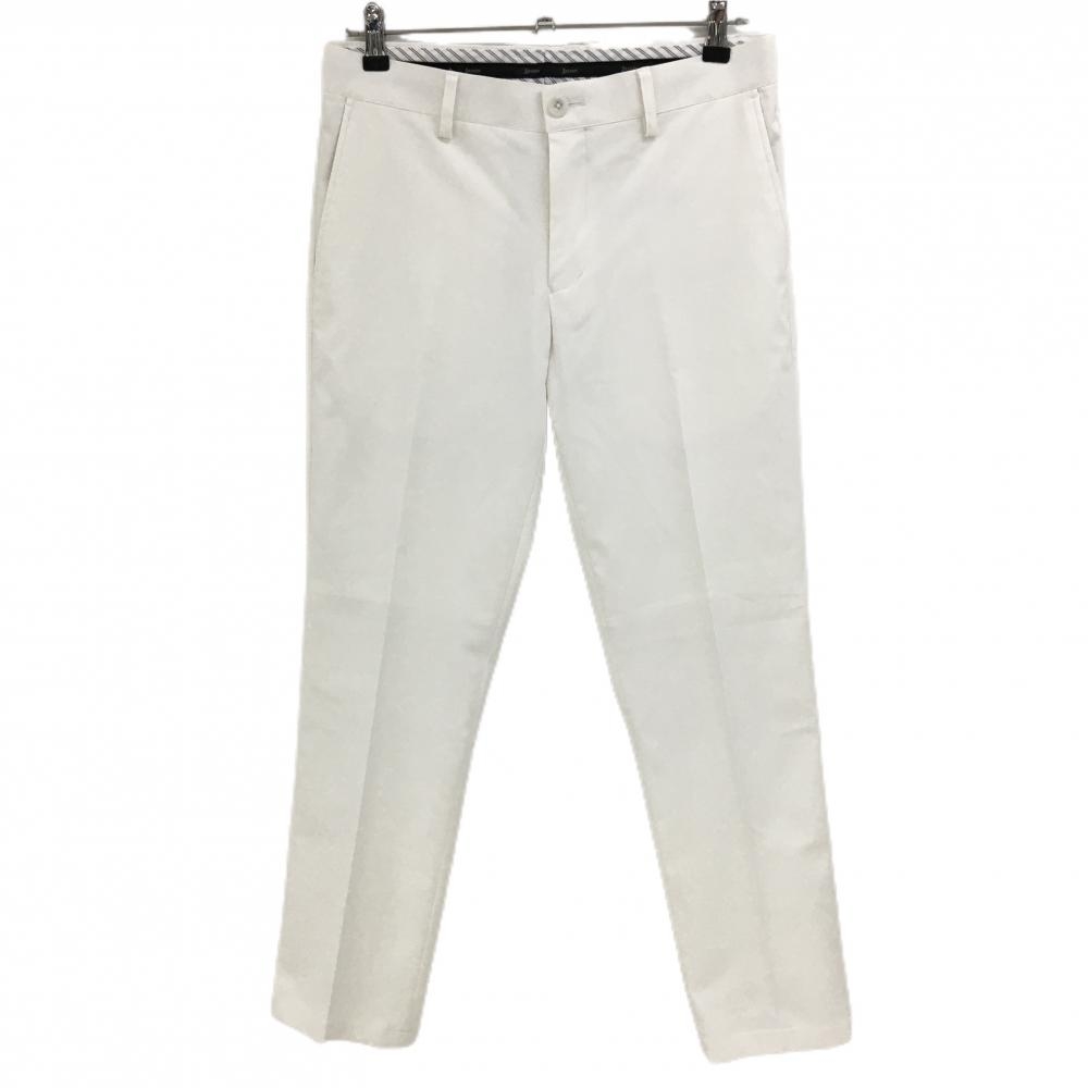 スリクソンbyデサント パンツ 白 シンプル バックロゴ フ メンズ 82 ゴルフウェア SRIXON