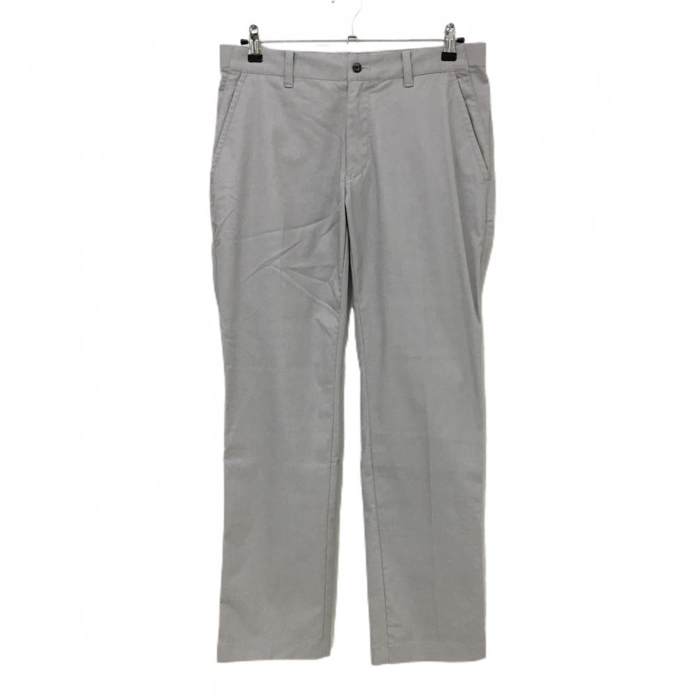 【美品】タイトリスト パンツ ライトグレー 地模様 コットン混 メンズ 82 ゴルフウェア TITLEIST