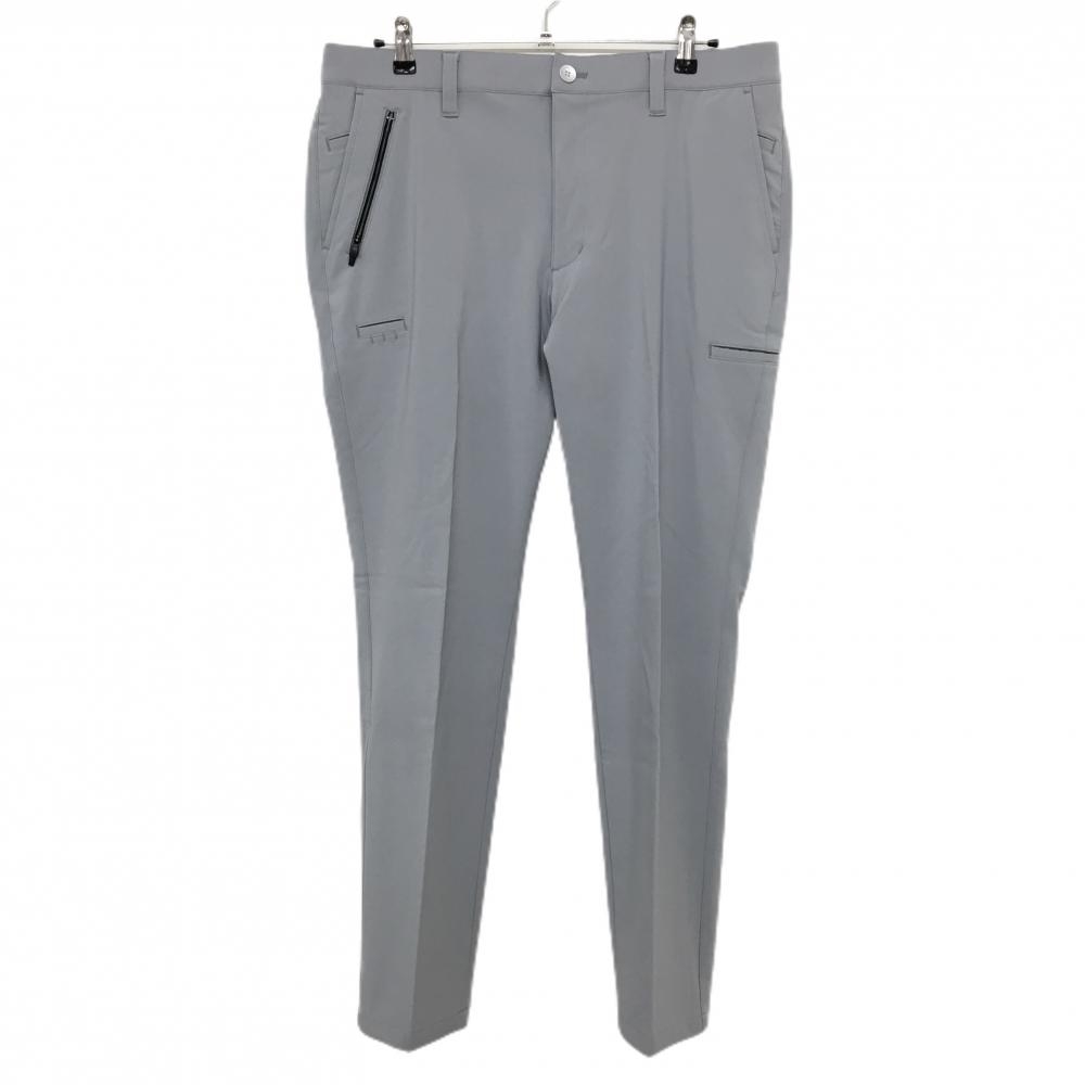 【美品】ティゴラ パンツ グレー ポケット複数 ティー装着可 ストレッチ メンズ 92 ゴルフウェア TIGORA