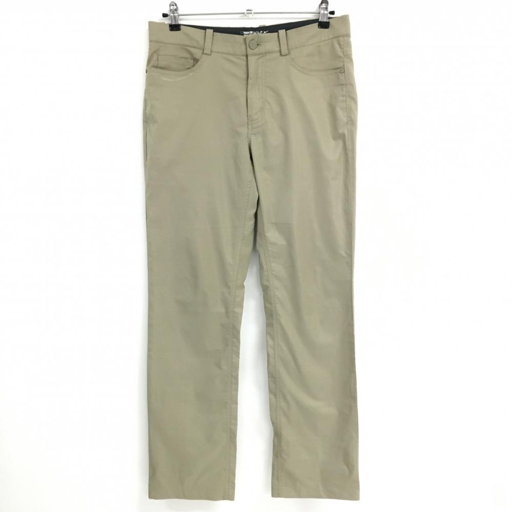 ナイキゴルフ パンツ ベージュ系 バックロゴ  メンズ 32(L) ゴルフウェア NIKE
