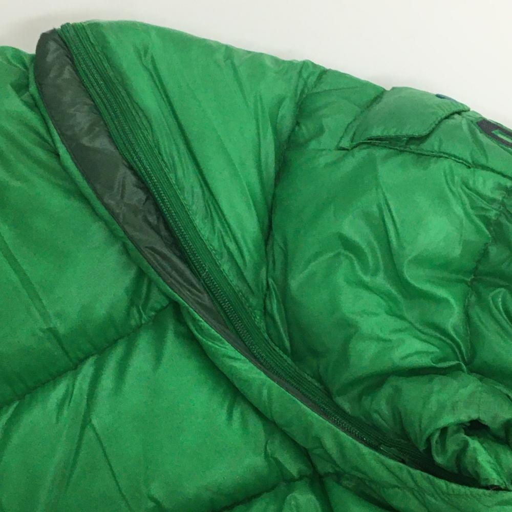 美品】パーリーゲイツ 2WAYダウンジャケット グリーン 袖着脱可 メンズ