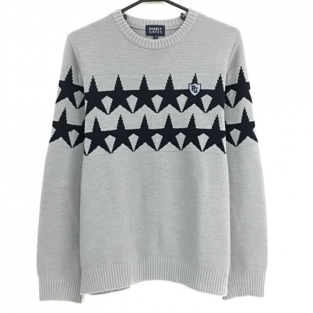 パーリーゲイツ ダウンパンツ 0 ロゴ ゴルフウェア ドロスト グレー 美品 パーリーゲイツ ダウンベスト 黒×グレー レディース 1(M) ゴルフ