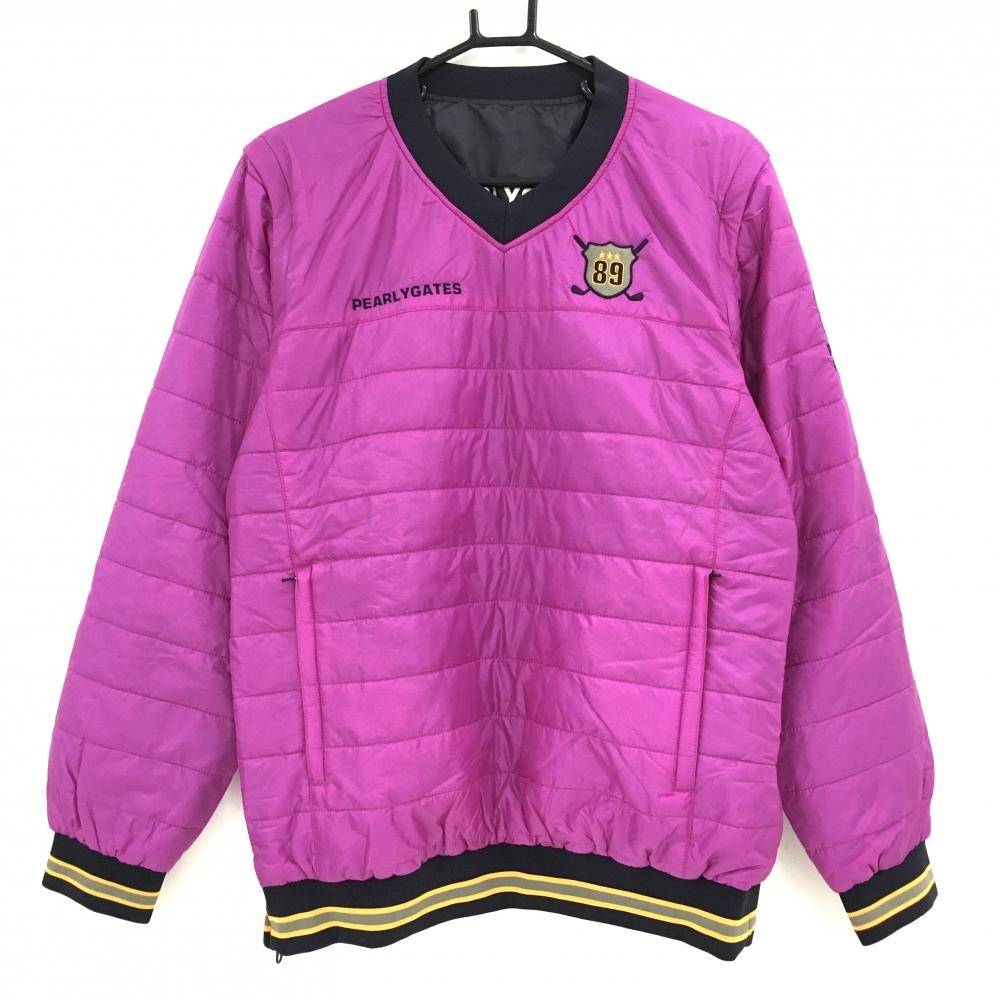 美品】パーリーゲイツ 4WAY中綿リバーシブルスニード パープル