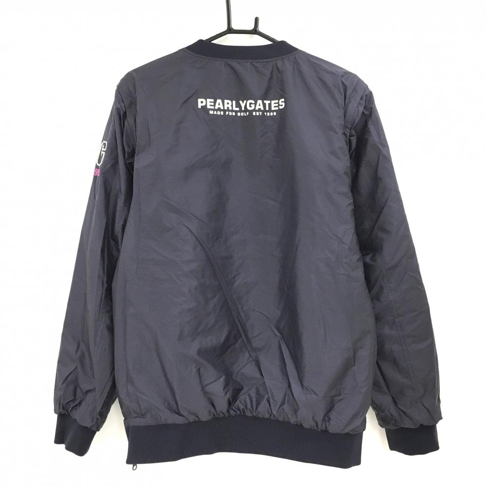 パーリーゲイツ ブラック×ネイビー リバーシブル　スニード　4way ベスト 美品/M～L位】 パーリーゲイツ 4way スニード リバーシブル ベスト 4