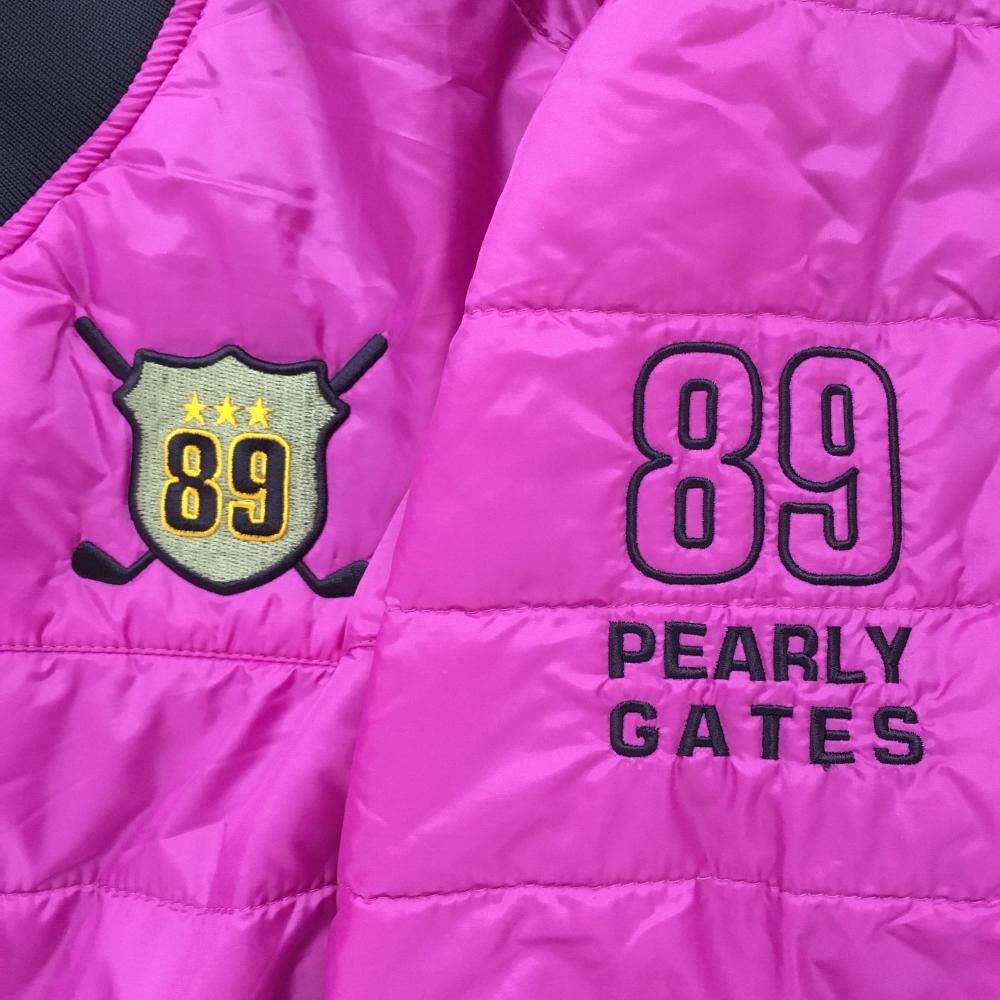 美品】パーリーゲイツ 4WAY中綿リバーシブルスニード パープル