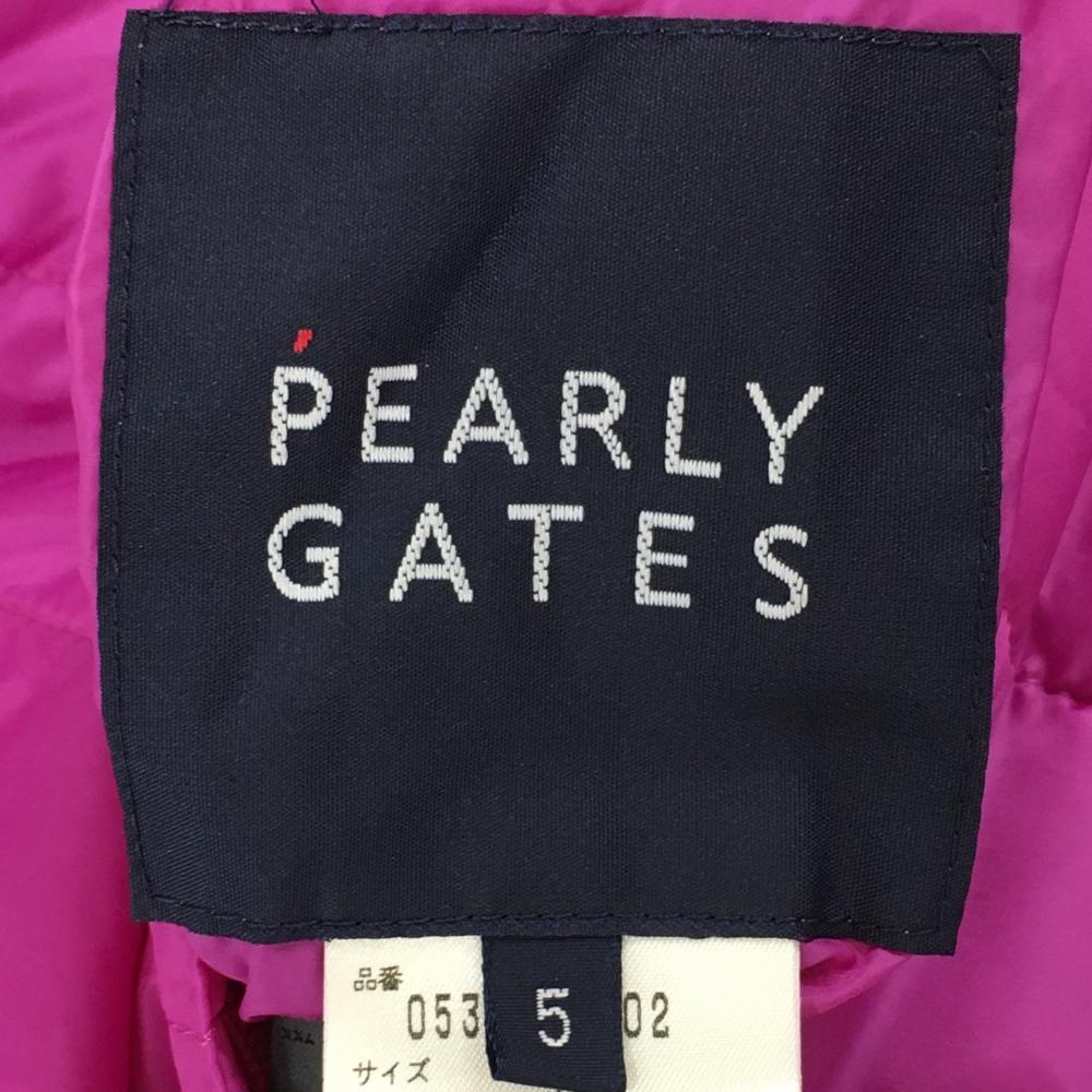 サイズ：7 PEARLY GATES パーリーゲイツ リバーシブル 2WAY 中綿