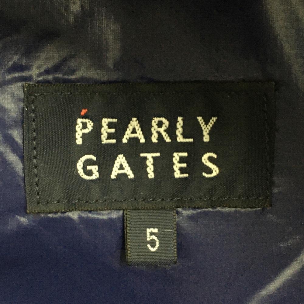 パーリーゲイツ ツインスニード イエロー ロゴ地模様 ロゴネイビー