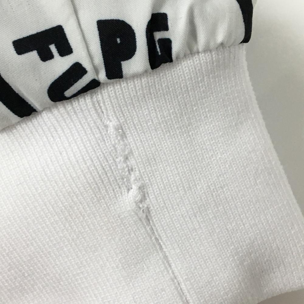 パーリーゲイツ ツインスニード 白×ネイビー 総柄 蓄熱裏地 FUTUREニコ