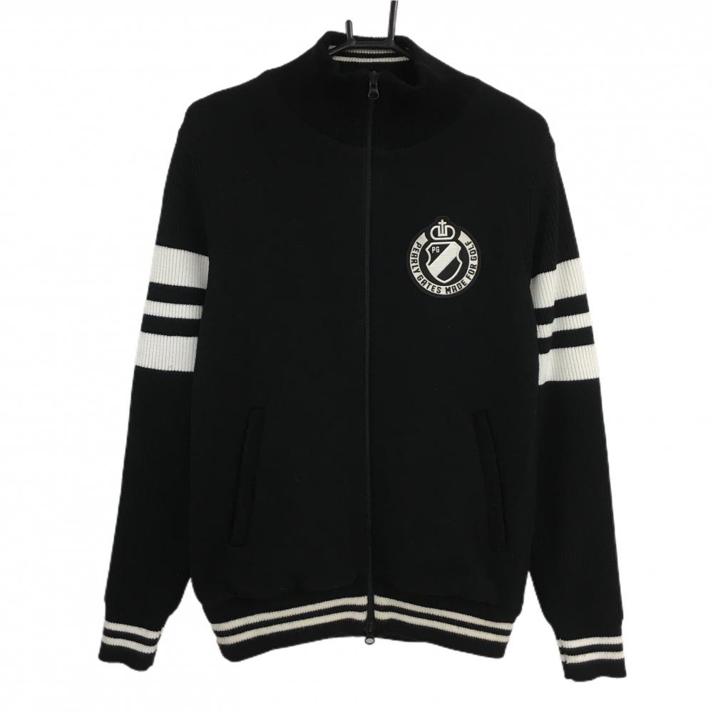 美品】パーリーゲイツ 4WAYダウンジャケット 白×黒 袖・フード着脱可