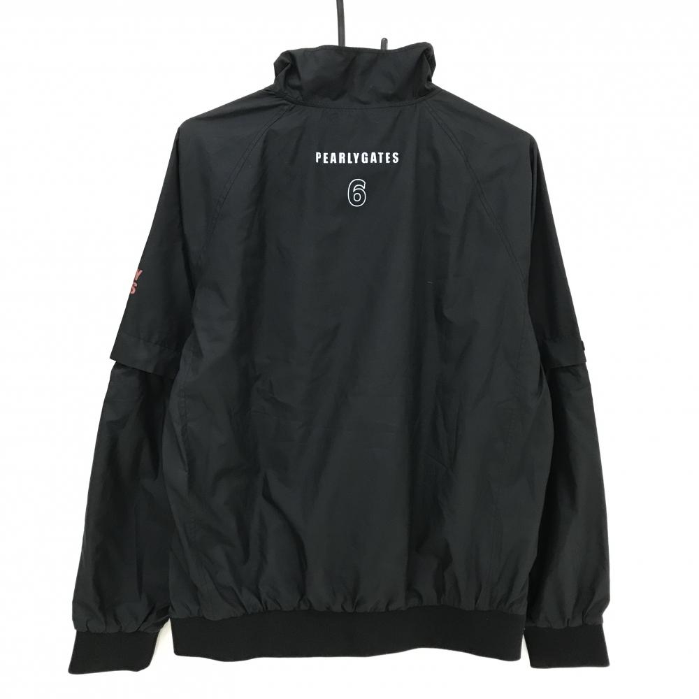 新品タグ付き【パーリーゲイツ】袖脱着式 ナイロンジップジャケット 黒 4(M) 新品タグ付き【パーリーゲイツ】袖脱着式 ナイロンジップジャケット 黒