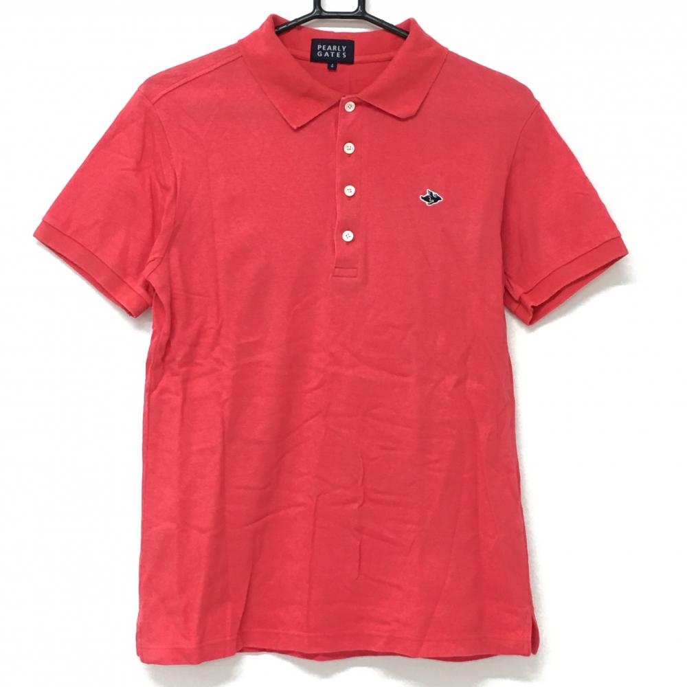 PEARLY GATES 赤 ポロシャツ ゴルフ用