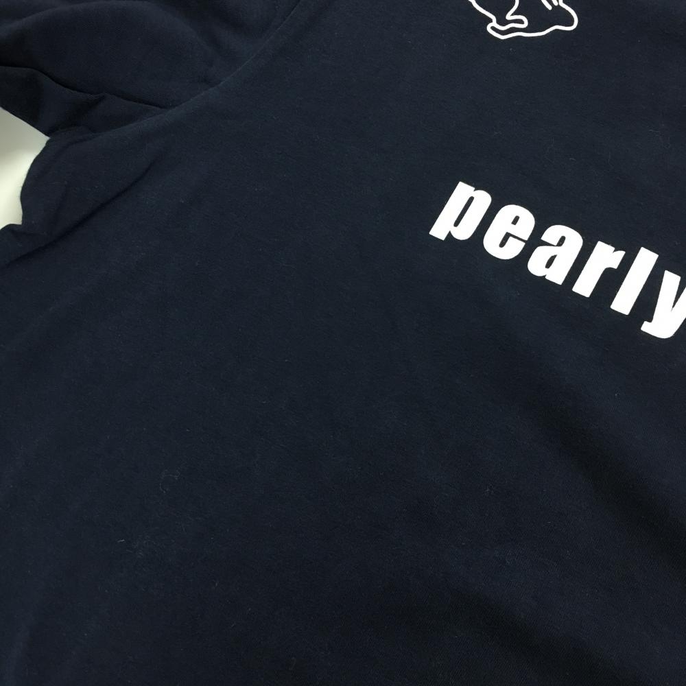PEARLY GATES ネイビー長袖シャツ サイズ5 新品タグ付き 中古 メンズ パーリーゲイツ PEARLY GATES 長袖シャツ 5(L) ネイビー