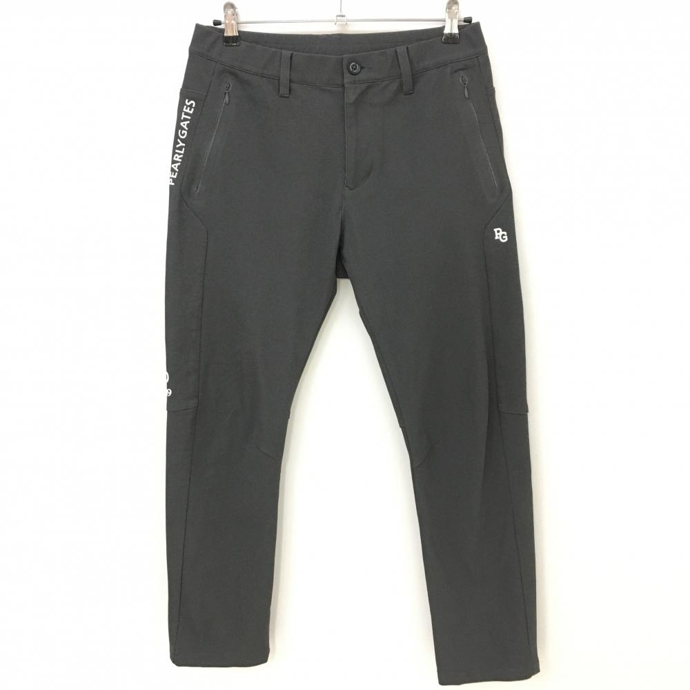 PEARLY GATES ジョガーパンツ　ブラック　メンズサイズ5 PGG】【直営店舗&公式オンライン限定】Nyストレッチリップス