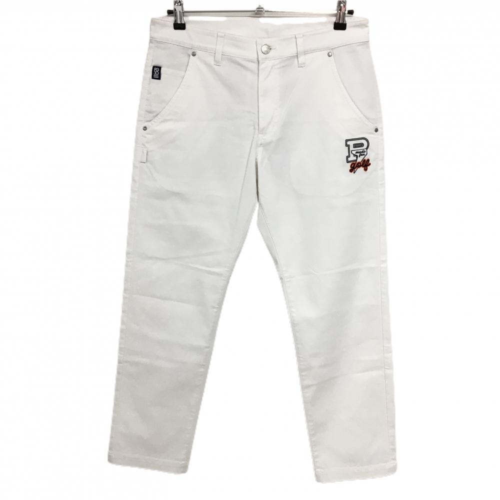 新品未使用✨️ パーリーゲイツ【L】タグ付き ダブルジップジャケット ホワイト 新品未使用✨️ パーリーゲイツ【L】タグ付き ダブルジップ