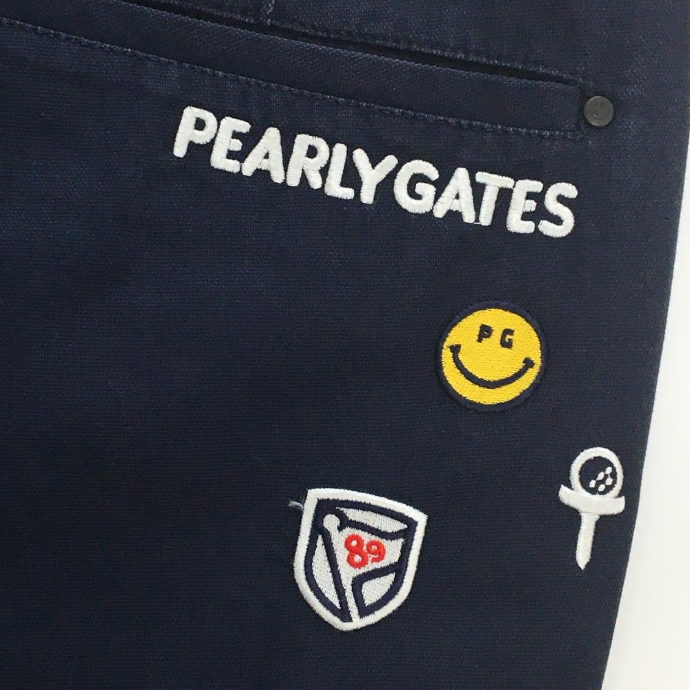 パーリーゲイツ パンツ ネイビー ニコちゃん スマイル メンズ 5(L