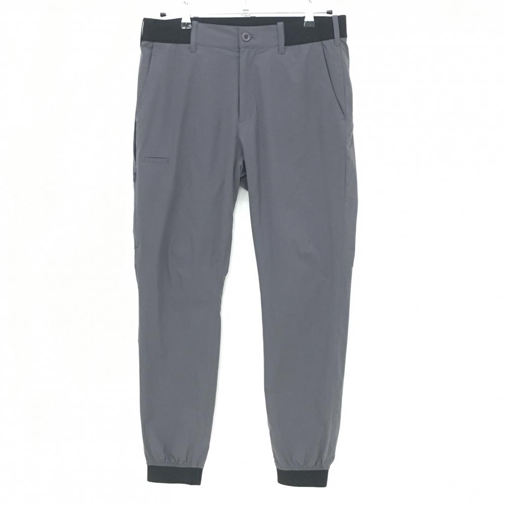 ビームスゴルフ ジョガーパンツ グレー×黒 ウエスト一部ゴム ストレッチ 複数 メンズ M ゴルフウェア BEAMS GOLF 画像