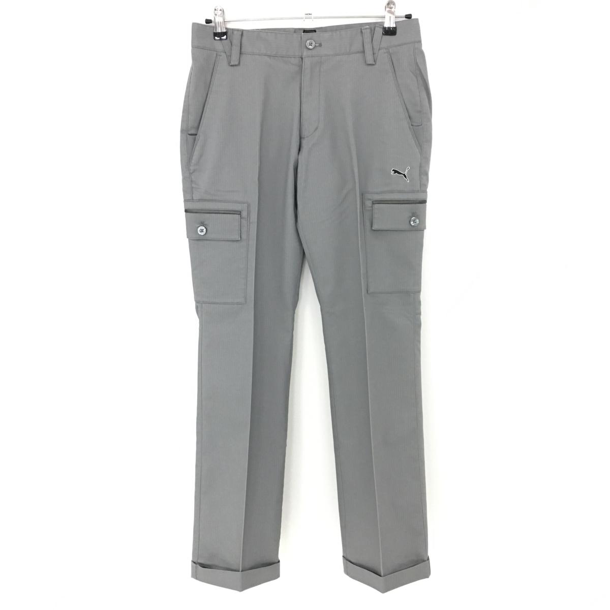 デサント レディース ゴルフパンツ ライトグレー S