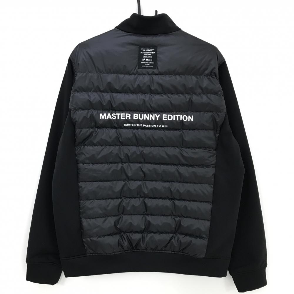超美品】マスターバニー 異素材ダウンジャケット 黒 身頃ダウン 袖裏