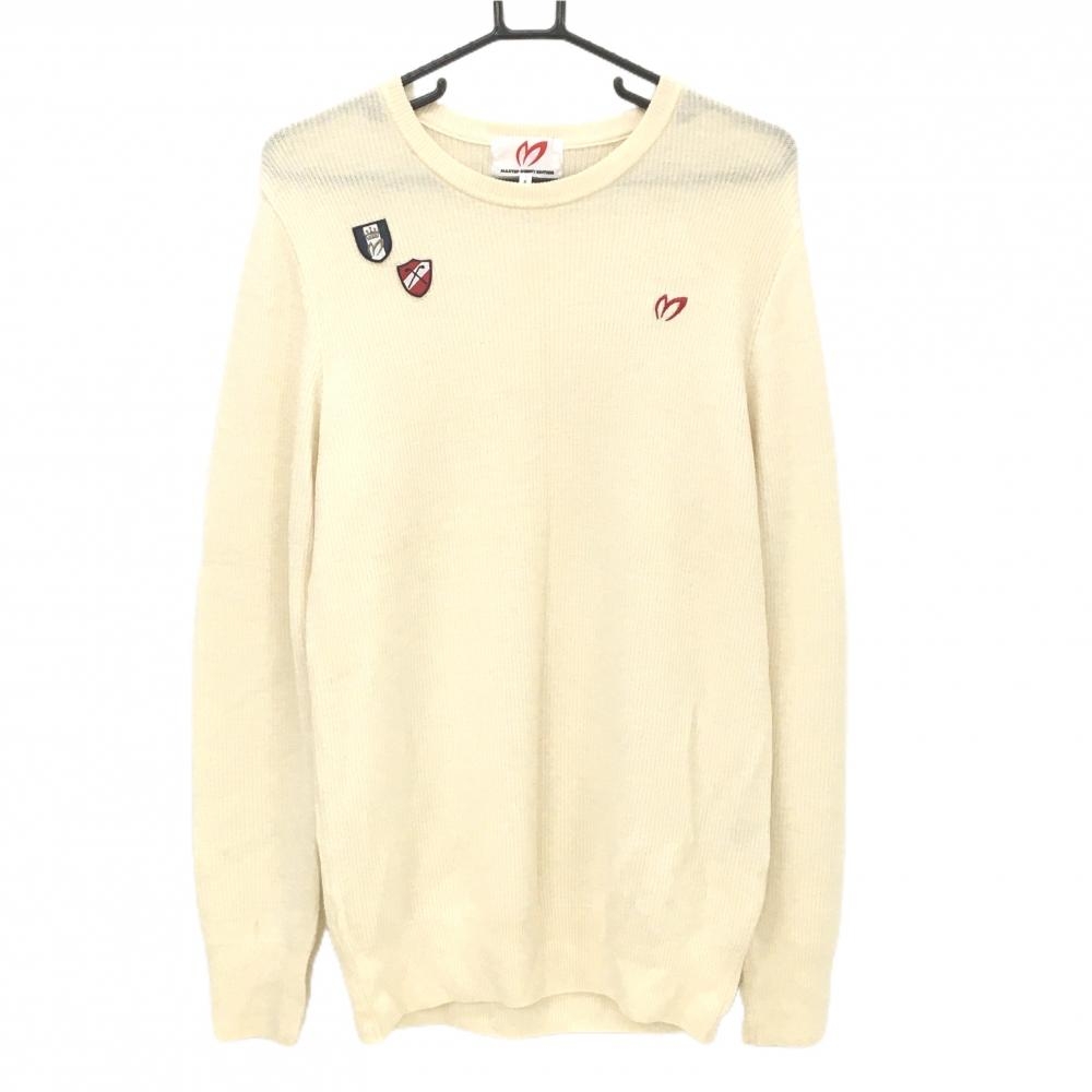 美品】マスターバニー セーター アイボリー ニット ウール100％ メンズ