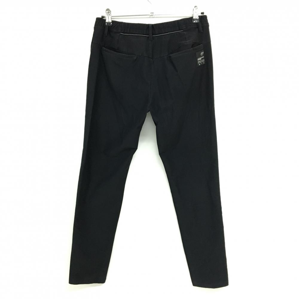 マスターバニー パンツ 黒 サイドロゴプリント ウエスト調整紐 メンズ