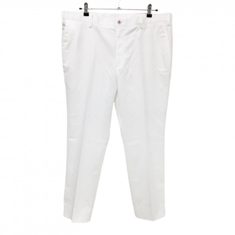 マンシングウェア パンツ 白 シンプル ストレッチ ロゴ刺しゅう  メンズ 100 ゴルフウェア Munsingwear