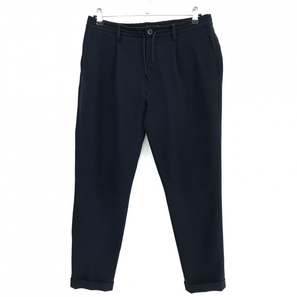 マンシングウェア パンツ ネイビー 裾ダブル ウエスト調整紐  メンズ 79-83 ゴルフウェア Munsingwear