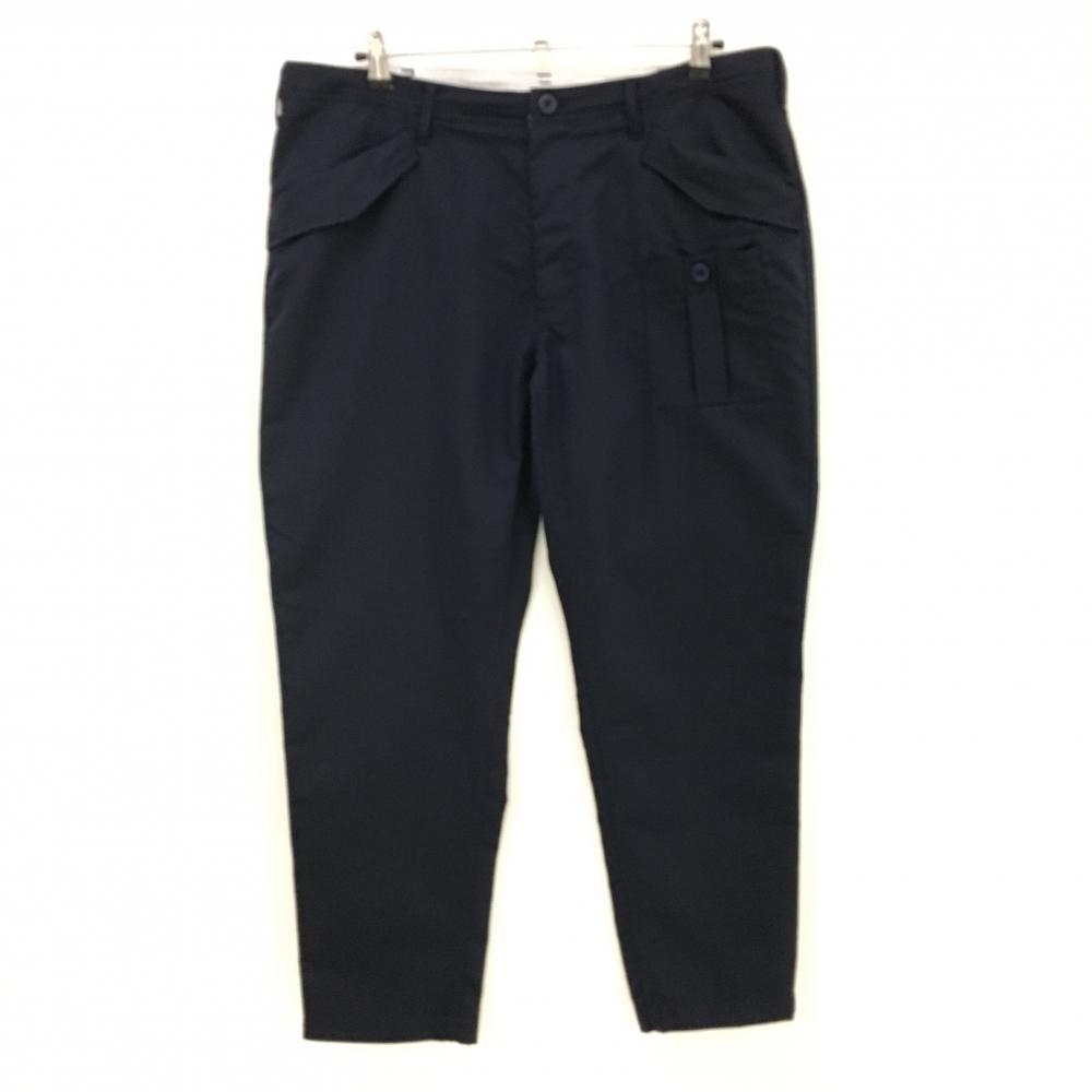 【超美品】マンシングウェア パンツ ネイビー 複数ポケット ロゴ刺しゅう  メンズ 92 ゴルフウェア Munsingwear