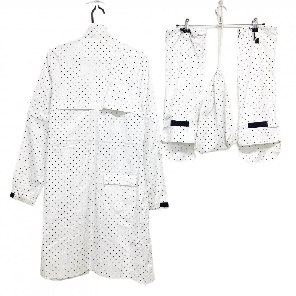 アディダス レインウェア(レインワンピース×レッグカバー×ハット) 白