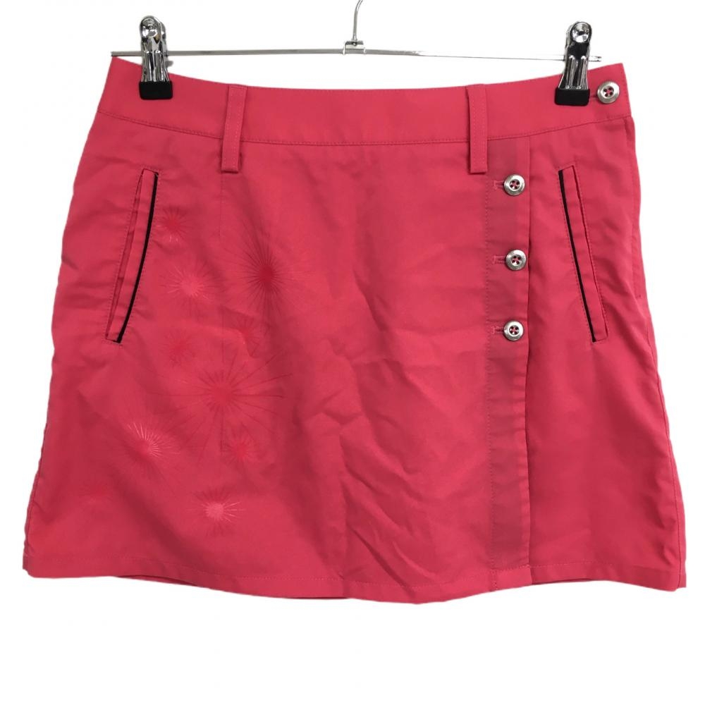 adidasゴルフシャツ×インナー付きスカートsizeL春 ADIDAS GOLF アディダスゴルフ インナー付きスカート ベージュ系