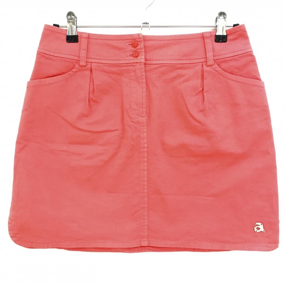 美品】アルチビオ スカート サーモンピンク ラインストーンロゴ