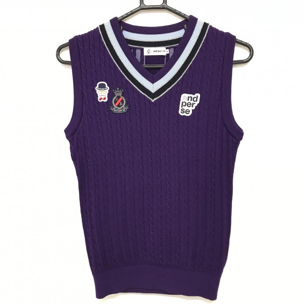 中古 レディース and per se 中綿入りベスト 中古 レディース and per se 中綿入りベスト AND PER SE アンパスィ
