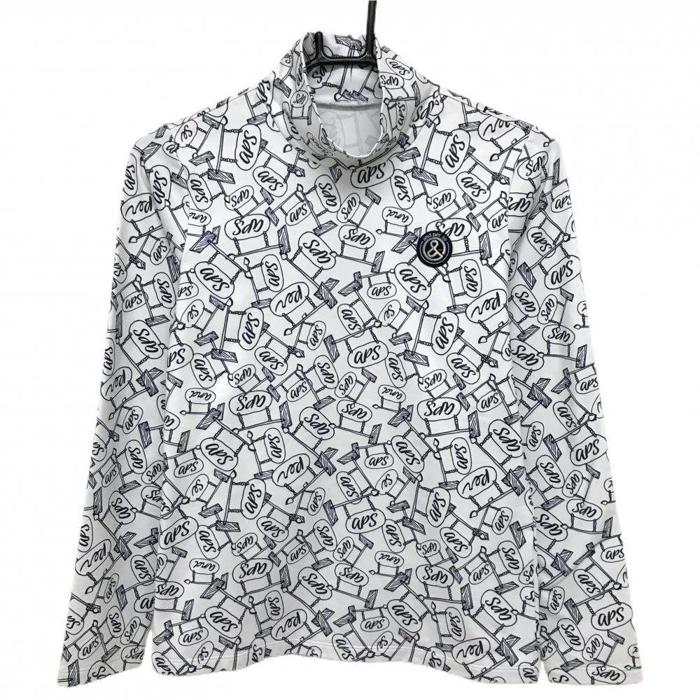 【未使用】マンシングウェア　munsingwear ハーフジップMレディース白黒 マンシングウェア MUNSINGWEAR スポーツ ウエア ゴルフ パーカー プル