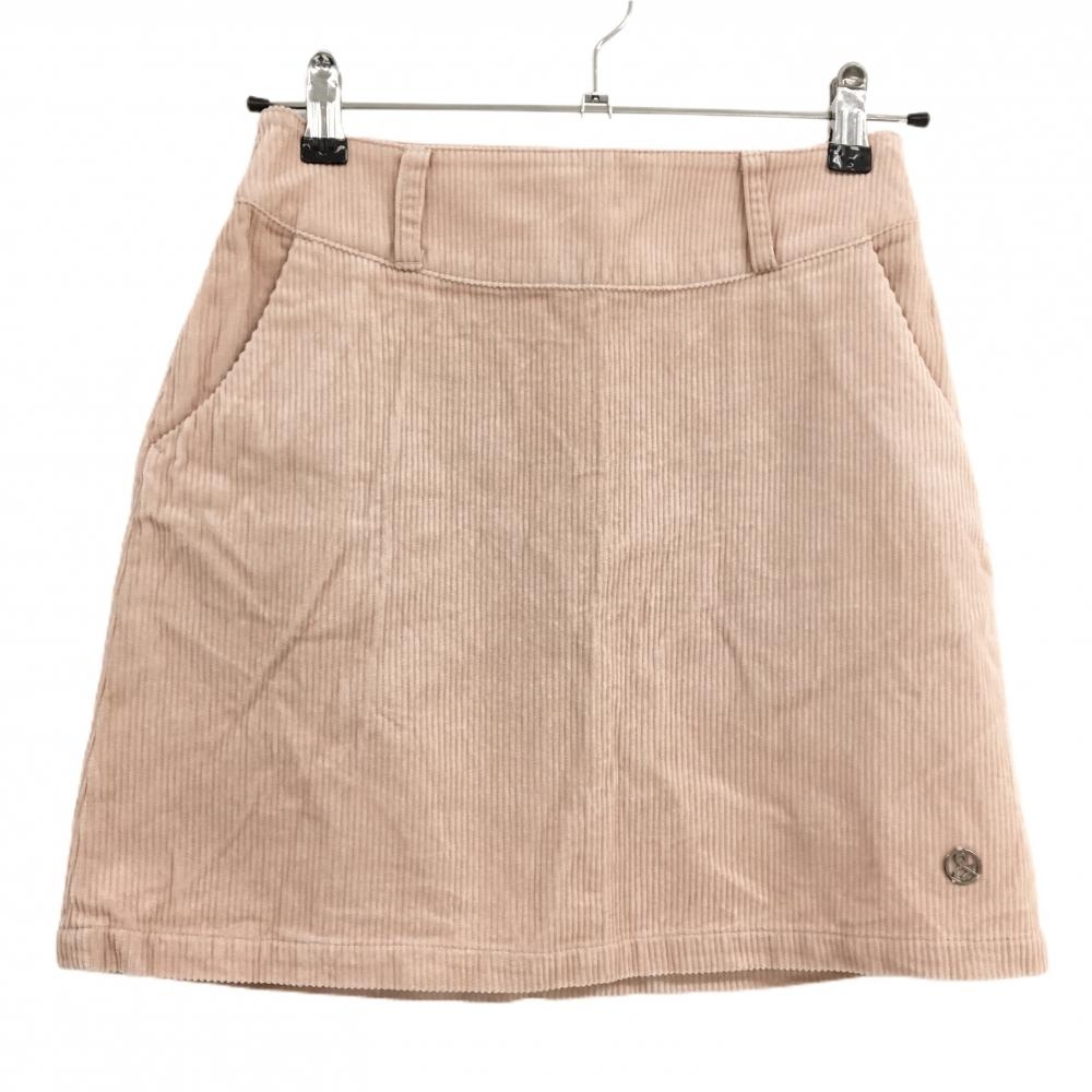 【超美品】アンパスィ コーデュロイスカート ピンク インナーパンツ付 レディース S ゴルフウェア and per se