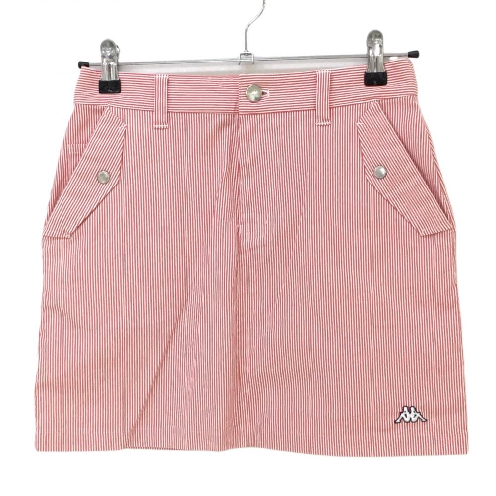 ストライプ スカート　ゴルフ　kappa カッパ Sサイズ ストライプ スカート ゴルフ kappa カッパ Sサイズ カッパ スカート 白