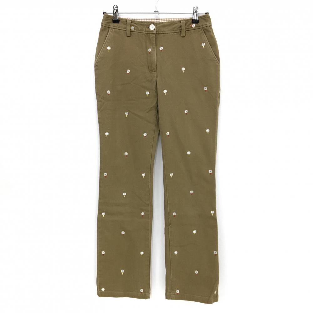 キャロウェイ パンツ ブラウン×白 総柄  レディース M ゴルフウェア Callaway