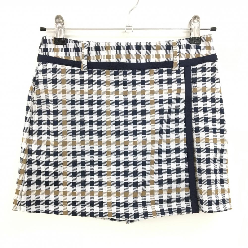 Callaway - coco 中古 キャロウェイ Callaway レディース スカート L グレー×紺×白 プリーツ ストライプ チェック 中古 レディース キャロウェイ Callaway スカート L グレー×紺