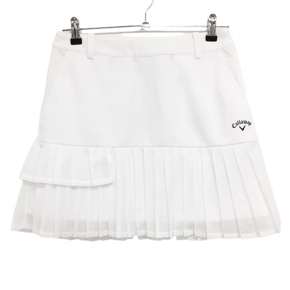 Callaway ホワイト ゴルフ スカート Callaway キャロウェイ レディース ゴルフウェア スカート 秋 冬