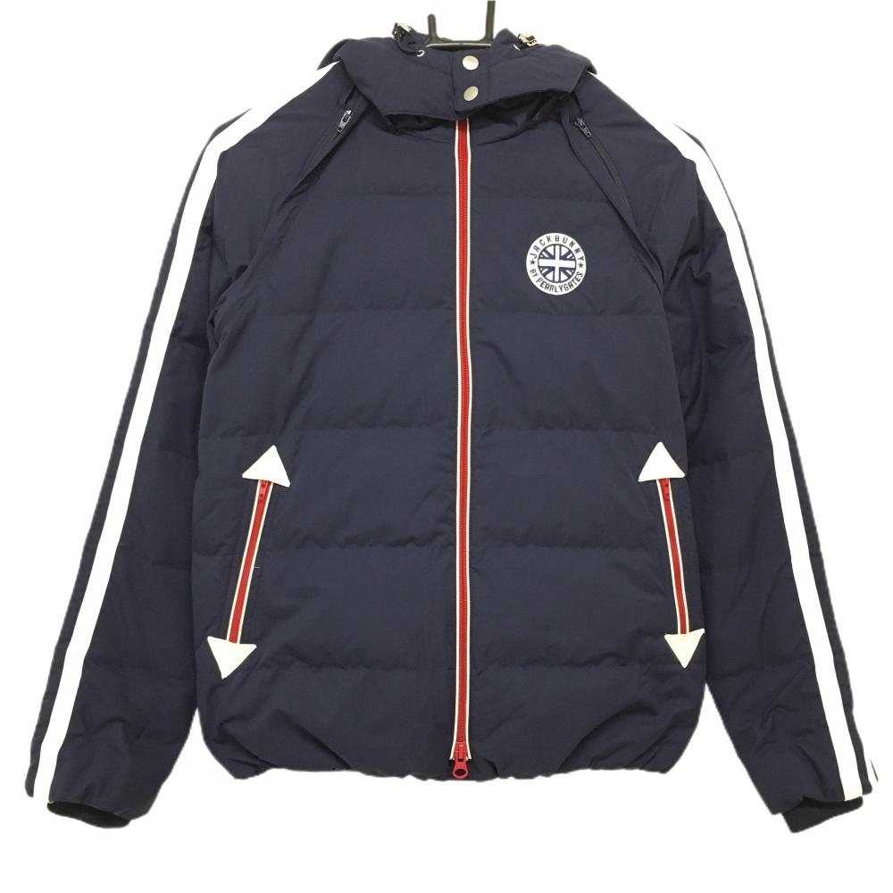 ☆JACK BUNNY ジャックバニー 裏ボア ブルゾン 総柄 ブラウン　1 レインブルゾン (MENS) | Jack Bunny!!（ジャックバニー