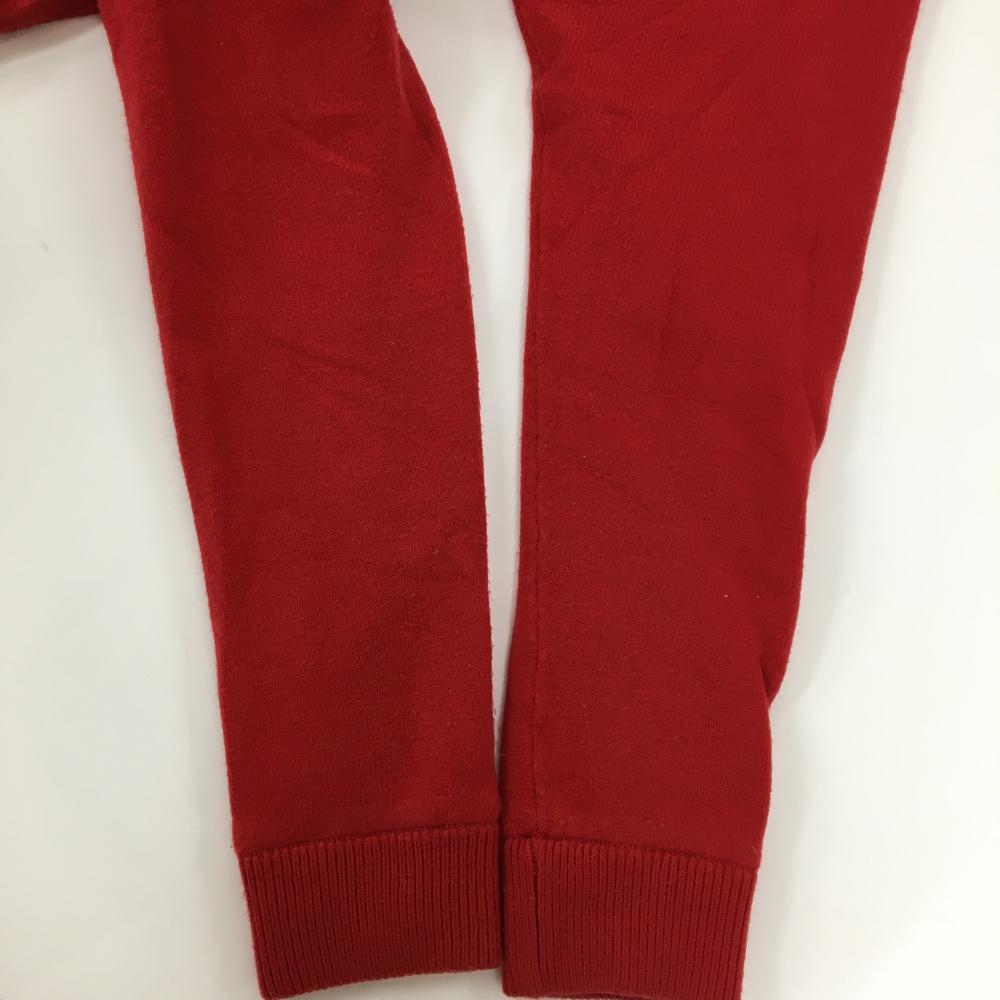 ジャックバニー セーター レッド×白 ビッグロゴ 裏地付き ニット  