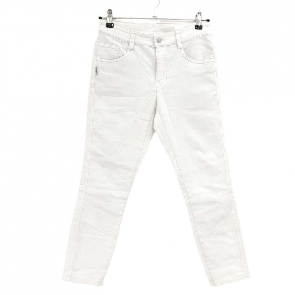 ジャックバニー パンツ 白 後ろロゴ ストレッチ  レディース 0(S) ゴルフウェア Jack Bunny