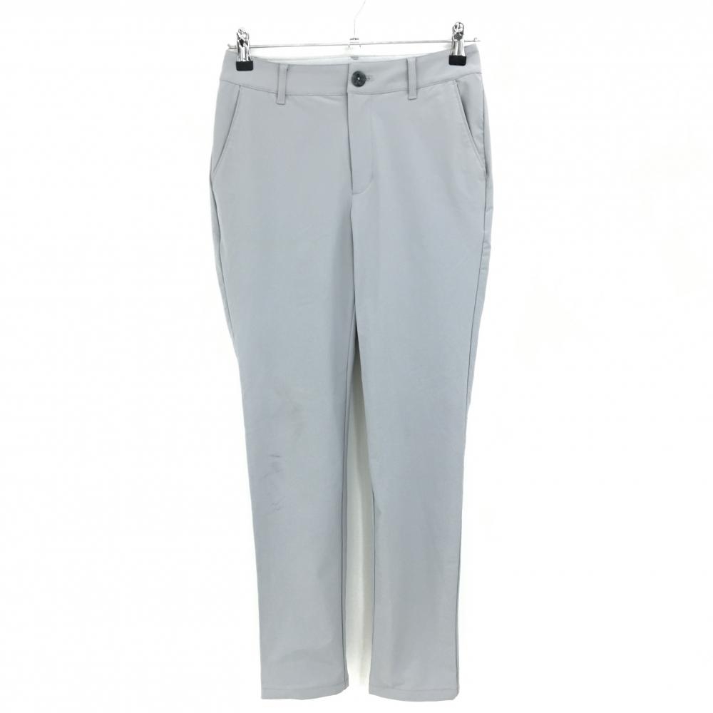 ゾーイ パンツ グレー 無地 ロゴ刺しゅう ストレッチ  レディース 36(S) ゴルフウェア ZOY