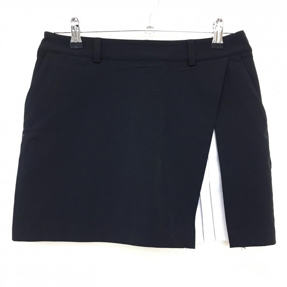 テーラーメイド スカート 黒×ライトグレー 一部プリーツ レディース M ゴルフウェア TaylorMade