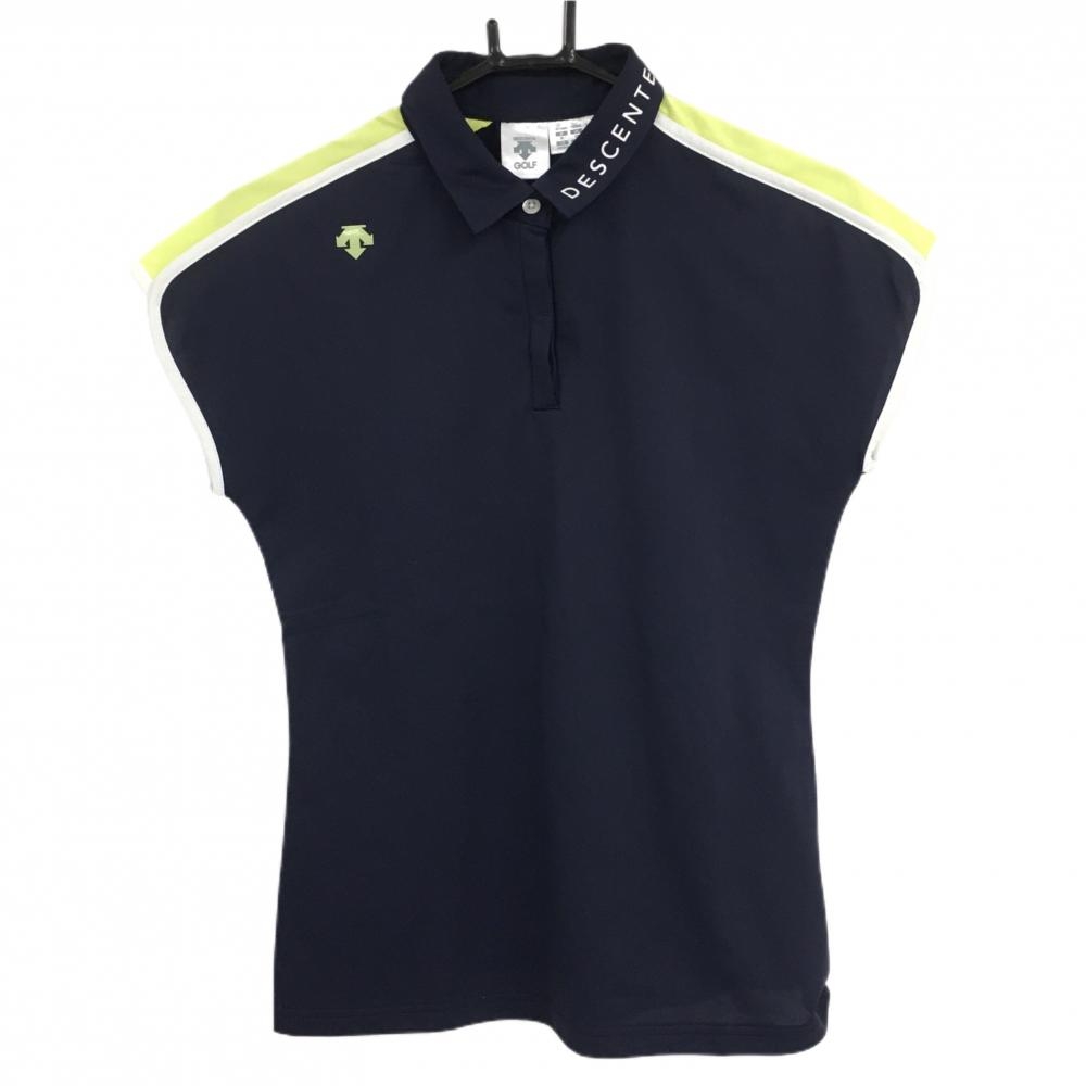 DESCENTE デサント ゴルフ 半袖 ポロシャツ L グリーン系 メンズ