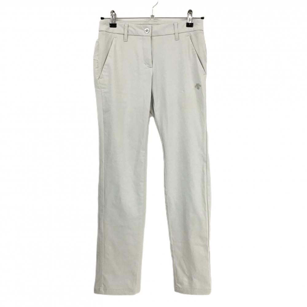 デサントゴルフ パンツ オフホワイト ストレッチ 中田英寿 レディース 61/S ゴルフウェア 2023年モデル DESCENTE