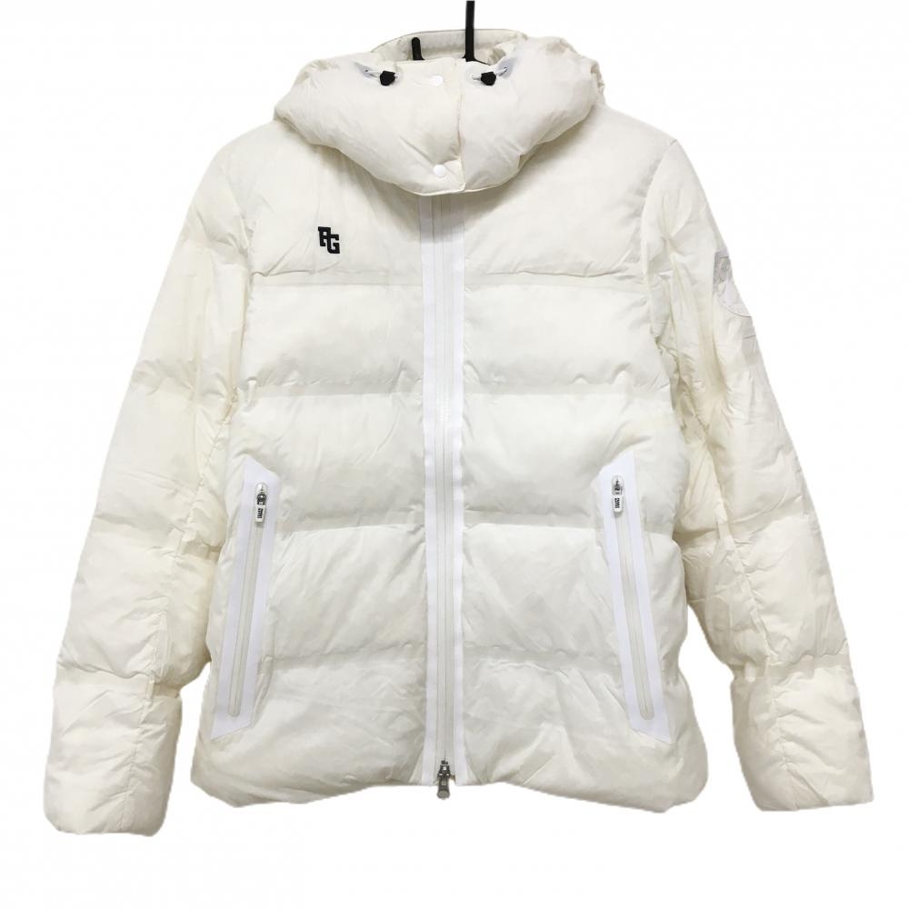 美品　マスターバニー　中綿　ストレッチパンツ　３　白　ダウン　パーリーゲイツ 美品 マスターバニー 中綿 ストレッチパンツ 3 白 ダウン パーリー