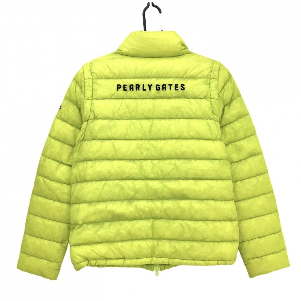 パーリーゲイツ 2WAYダウンジャケット ライトグリーン 袖着脱可 ダウン