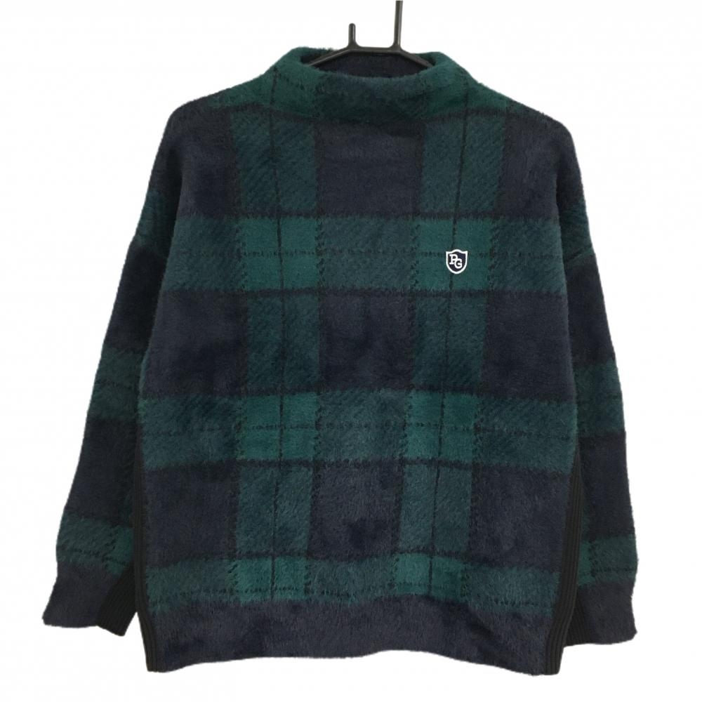 超美品）パーリーゲイツ 、マルチチェック柄、ニット、セットアップ